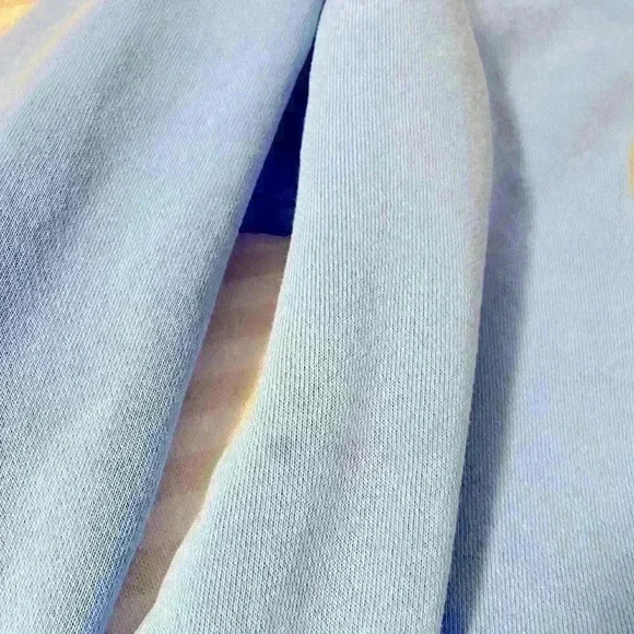 Forever 21 Tag / Yin Yang Happy Face Graphic Baby Blue Unisex Pullover / Size: S - Picture 6 of 6